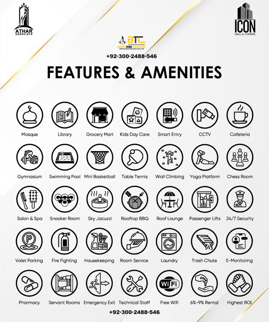 Icon Mall & Towers Amenities Icon Mall & Towers Amenities