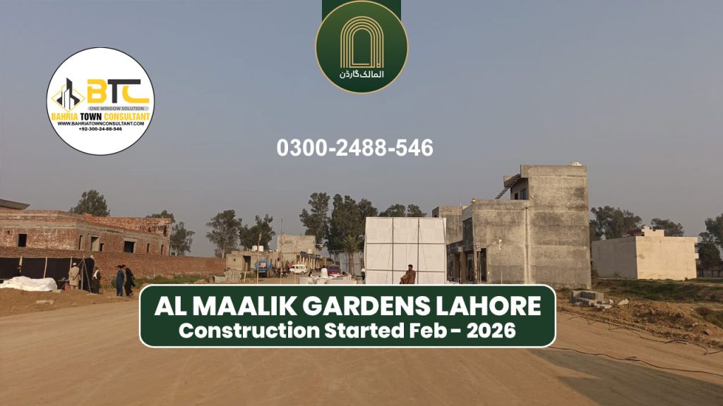 Al Maalik Gardens Construction