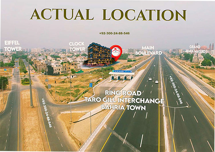Tycoon Terraces Bahria Town Lahore Location Tycoon Terraces Bahria Town Lahore Location